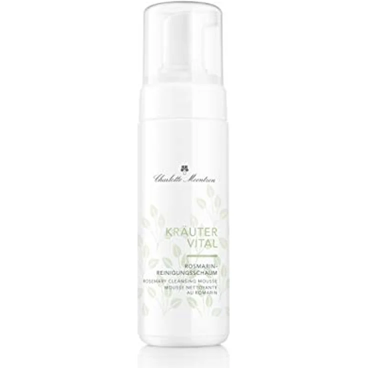 Charlotte Meentzen Kräutervital Rosmarin Reinigungsschaum für fettige Haut 150 ml, für Damen und Herren empfohlen – Bild 2