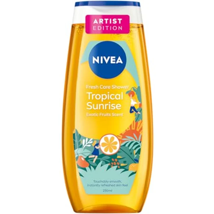 NIVEA Exotic Feeling Duschgel 250 ml, pH-hautneutral, dermatologisch getestet, ohne Mikroplastik, Duft von exotischen Früchten – Bild 1