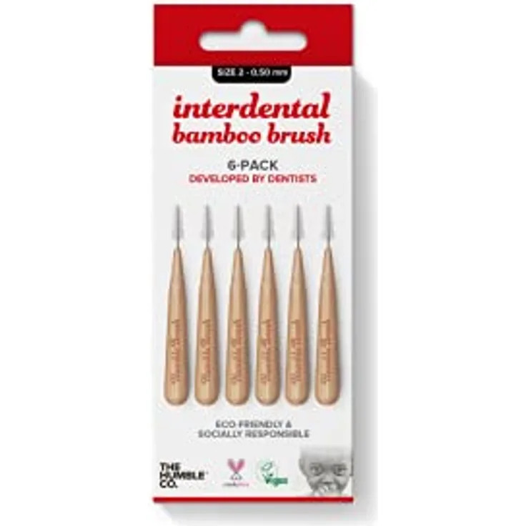 The Humble Co Interdentalbürste Bambus Größe 2 Rojothe Humbl 1er Pack 1 x 300 g Interdentalbürsten
