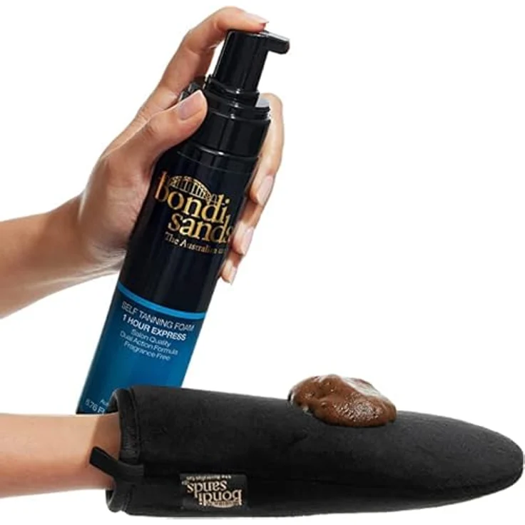Bondi Sands – Selbstbräunungsschaum - Self Tanning Foam 1 Hour Express, für eine fleckenfreie und schnelle Bräune ohne Sonne, 200 ml – Bild 2