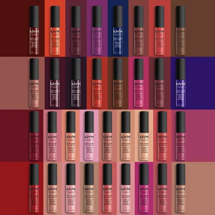 NYX Professional Makeup Wedding Soft Matte Lip Cream Lippenstift, 8 ml, Farbe 02 - STOCKHOLM, feuchtigkeitsspendend mit langanhaltendem Finish – Bild 5