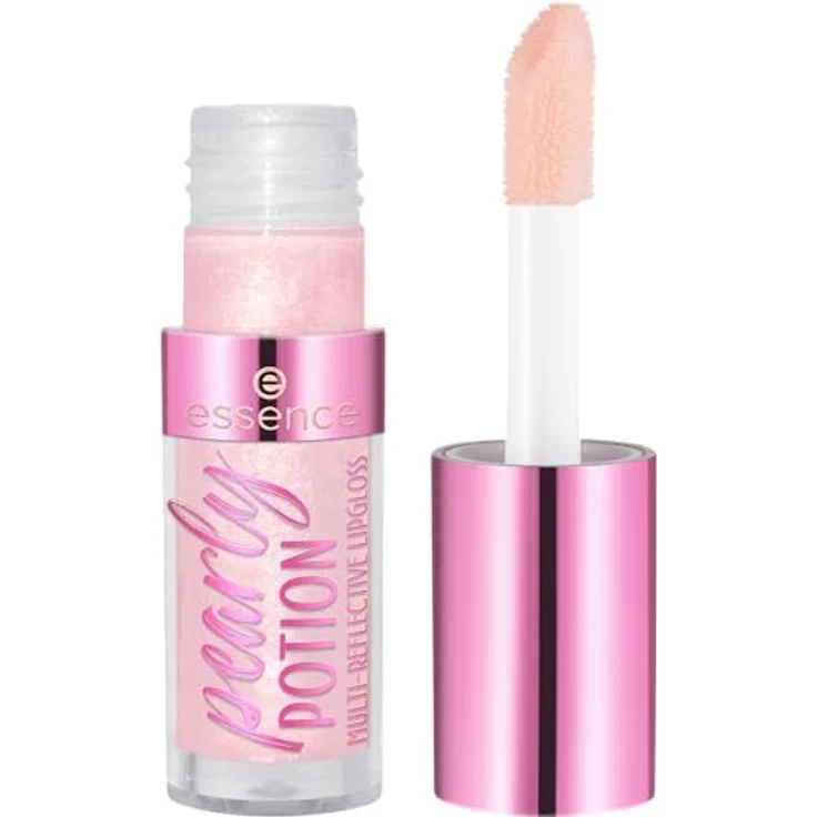 essence cosmetics pearly POTION MULTI-REFLECTIVE LIPGLOSS, Nr. 01, Nude, glänzend, schimmernd, holographisch, transluzent, vegan, ohne Parabene, ohne Mikroplastikpartikel, Nanopartikel frei, 1er Pack (2.5ml) – Bild 2