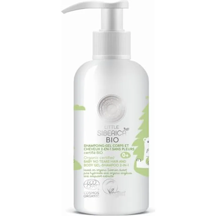 Natura Siberica Gel douche - Shampoing Sans Pleurs Corps et Cheveux certifié BIO 250 ml, Natürliche Unterstützung für Ihre Ernährung, Energiebooster im Alltag, Verantwortungsvolle Inhaltsstoffe
