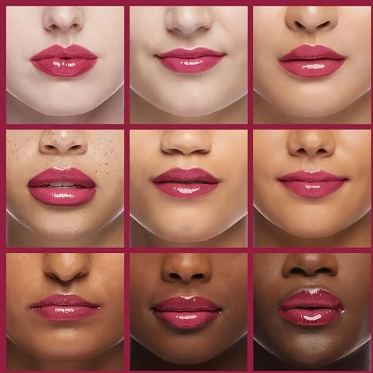 Revlon Super Lustrous Glass Shine Lipstick 3.1g - 025 Glassy Ruby, super glossy Finish, parabenfrei, mit Hyaluronsäure – Bild 2