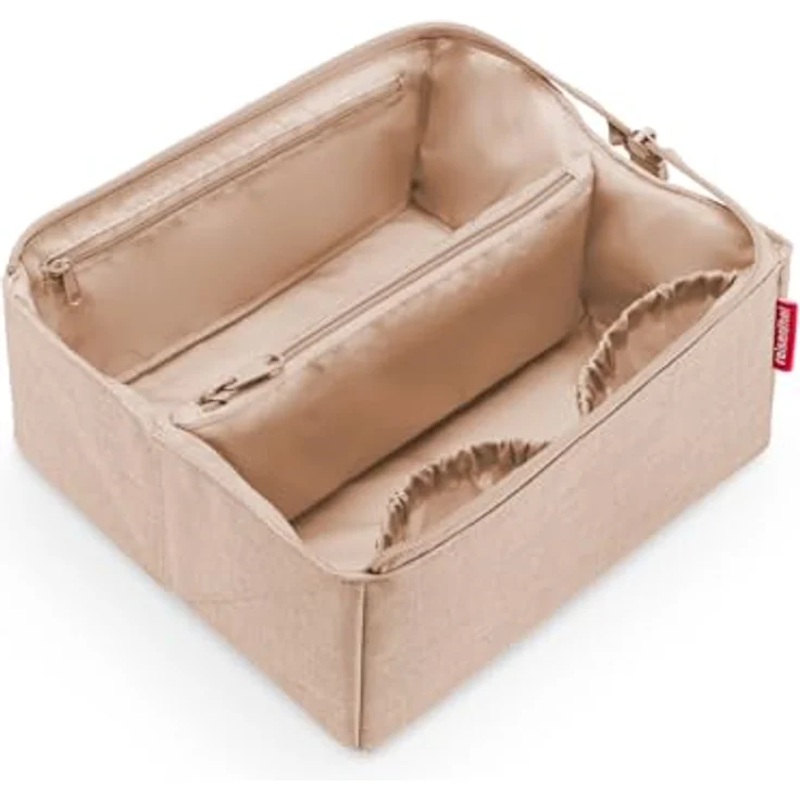 REISENTHEL® Kosmetiktasche fold case twist, wasserabweisend, 23 x 11 x 11 cm, Kaffee, 1,5l Volumen – Bild 1