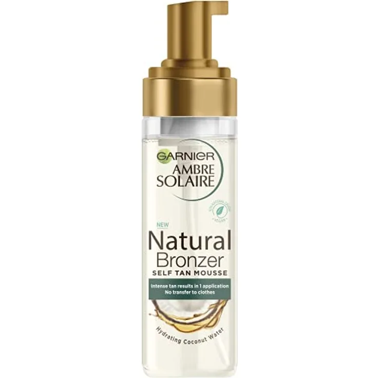 Garnier Natural Bronzer Self Tan Mousse (Coconut), 300 g