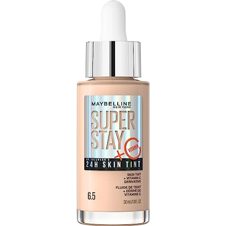 MAYBELLINE NEW YORK SuperStay Vitamin C Skin Tint Serum, Foundation für einheitlichen Hautton, Farbton 6.5, 30 ml – Bild 2