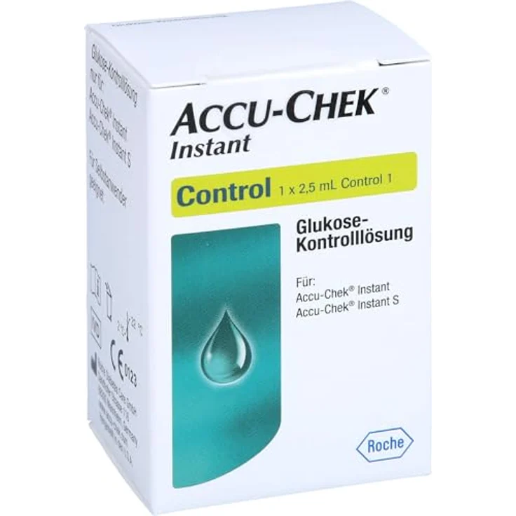 Roche Accu-Chek Instant Kontroll-Lösung 2,5ml, Glucoselösung zur Messgenauigkeitsprüfung für Blutzuckermessgeräte – Bild 3