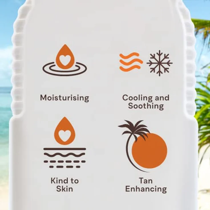 Malibu Moisturising After Sun Lotion mit Bräunungsverlängerung, 400 ml, hautfreundlich und hydratierend – Bild 3