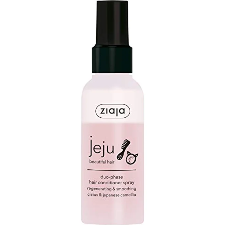 ZIAJA Jeju Duo-Phase Hair Conditioner Spray, 125 ml - pflegend, glättend, für geschmeidiges und glänzendes Haar – Bild 1