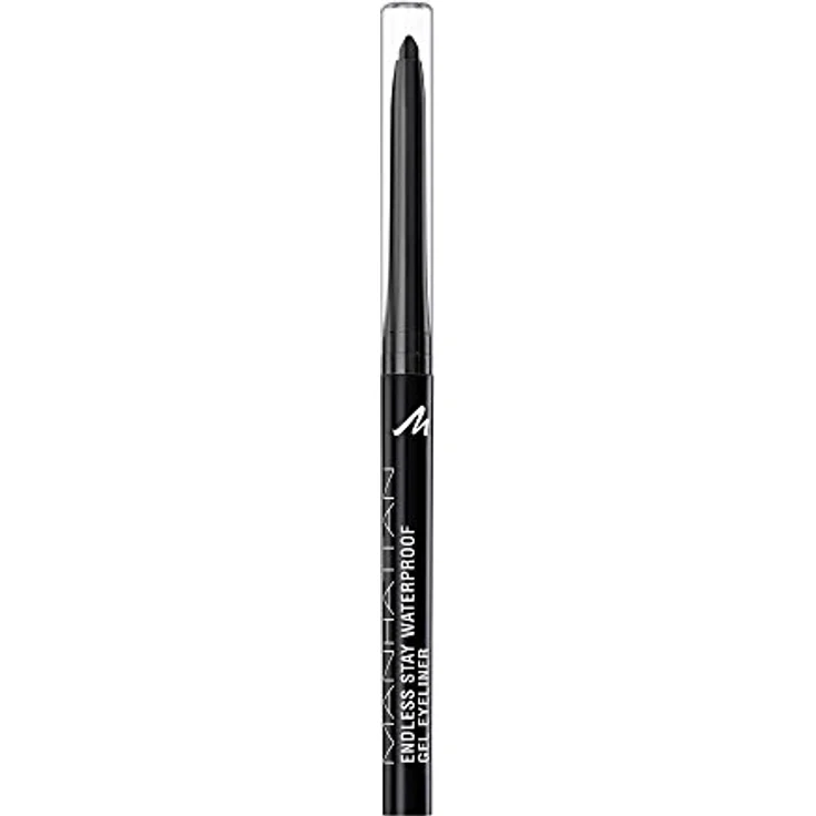 Manhattan Endless Stay Waterproof Gel Eyeliner – Schwarzer Gel Eyeliner mit herausdrehbarer Mine ohne Anspitzen – Farbe Blackest Black 006 – 2,6g , (1er Pack) – Bild 2