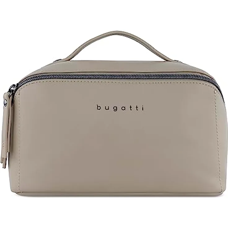 bugatti Almata Reise-Make-up-Tasche mit großer Öffnung, Kulturbeutel Damen in Sand - Preisvergleich