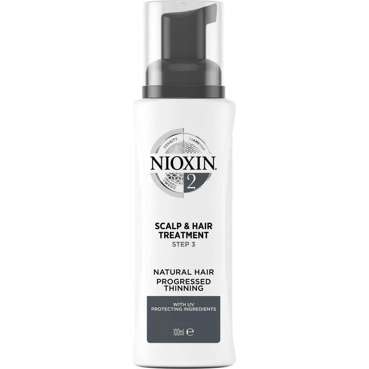 Nioxin Haarmaske, System 2 Scalp & Hair Treatment, 100 ml für dünner werdendes Haar mit mehr Volumen und Schutz vor Haarbruch