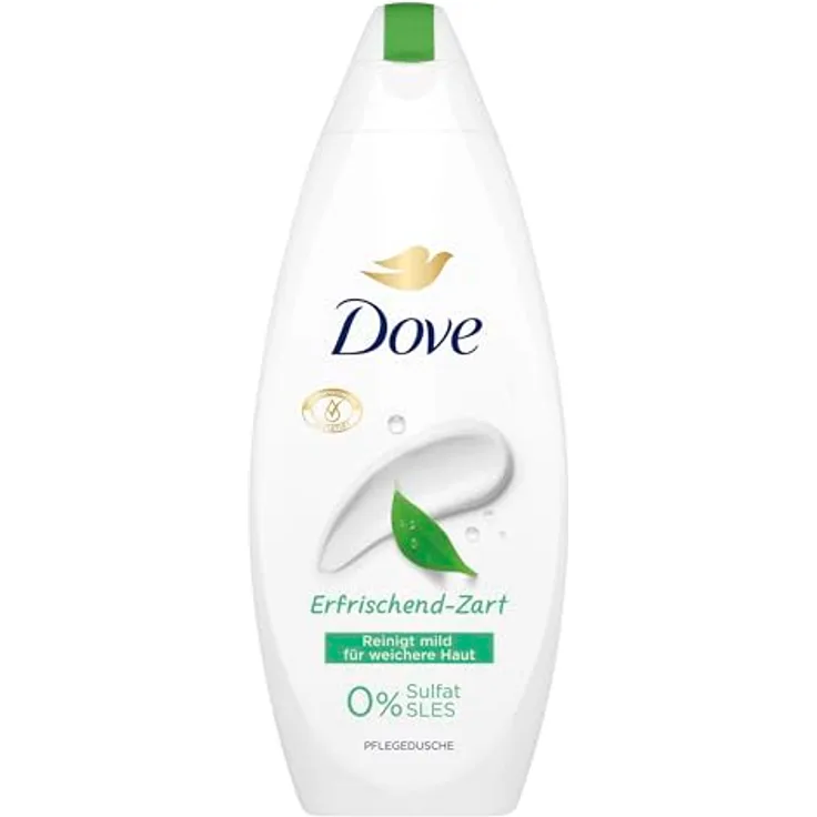 Dove Pflegedusche Fresh Care, Duschgel mit 0% Sulfat, 250ml, für trockene Haut