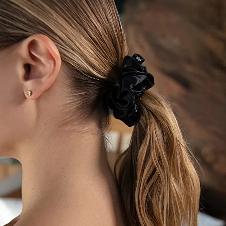 slip Pure Silk Large Hair Scrunchies, 3er Set, samtig glänzend, Haargummis für Damen – Bild 7