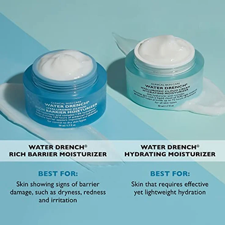 Peter Thomas Roth Water Drench Hyaluronic Cloud Rich Barrier Moisturizer, reichhaltige Gesichtscreme mit Hyaluronsäure und Squalan, 50 ml – Bild 8