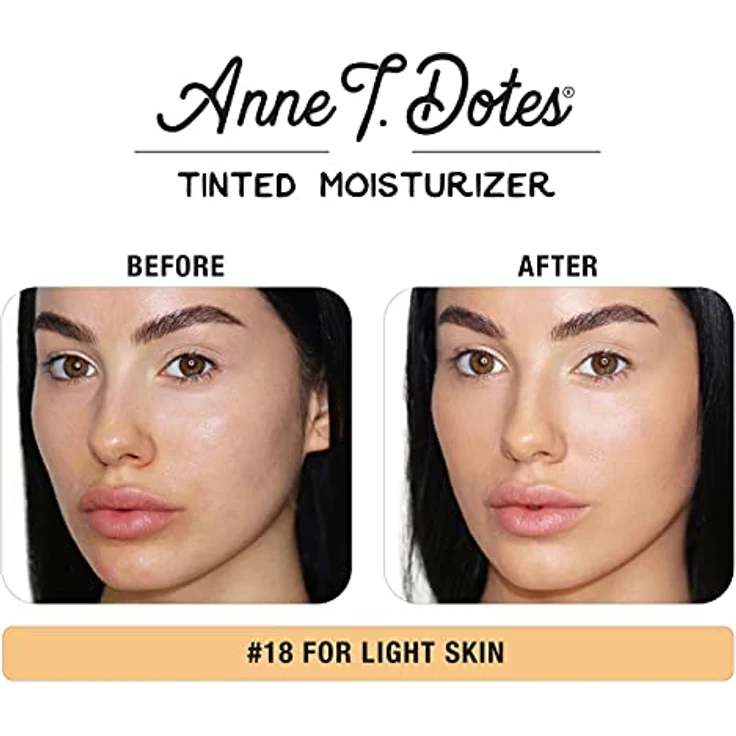 theBalm Anne T. Dotes Tinted Moisturizer Creme, 30 ml - Natürliche Gesichtscreme mit Energiebooster für den Alltag – Bild 4