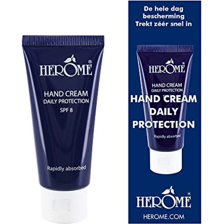 Herome Handcreme Tägliche Pflege (Daily Protection Hand Cream) - Schnell Einziehend, Schützt und Pflegt Trockene Hände - 30ml.