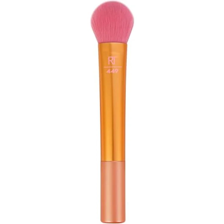 REAL TECHNIQUES Hyperbrights Color Drop Cheek Brush - Professioneller Make-up-Pinsel, ultraweich und hochwertig, für ein makelloses Finish – Bild 4