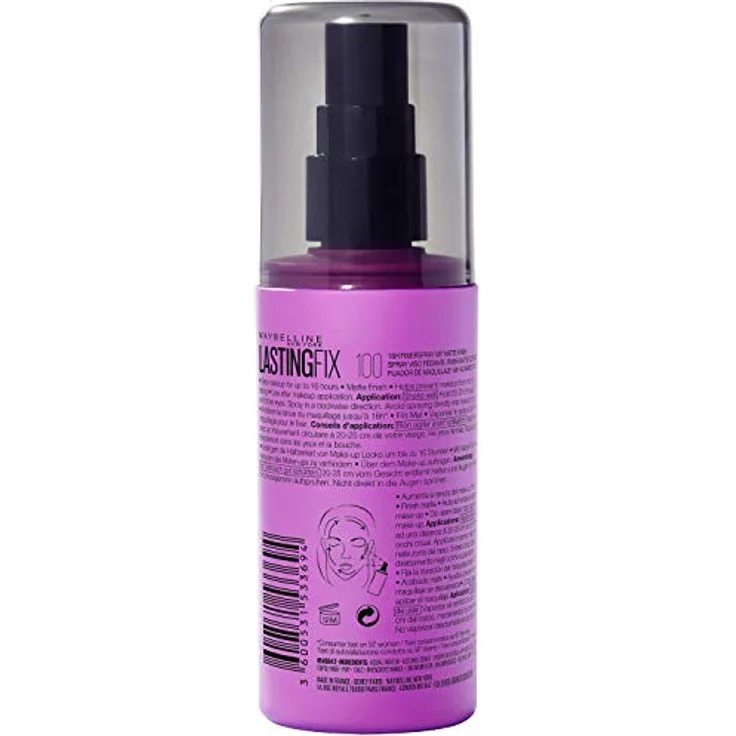 Maybelline Lasting Fix Fixierspray für Make-up mit mattem Effekt 100 ml – Bild 4