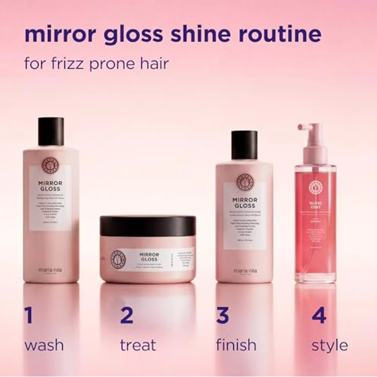 Maria Nila Mirror Gloss High Shine Hair Mask, 250 ml Unisex, nährende Maske für extremen Glanz und verbesserte Kämmbarkeit – Bild 9