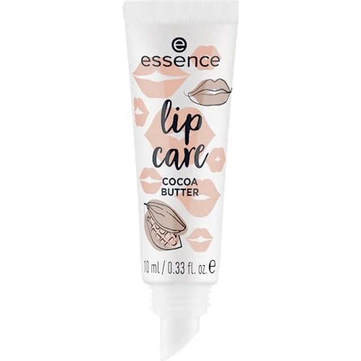 essence lip care COCOA BUTTER, Lippenbalsam, weiss, vegan, pflegend mit Kakaobutter und Vitamin E, 10ml – Bild 2