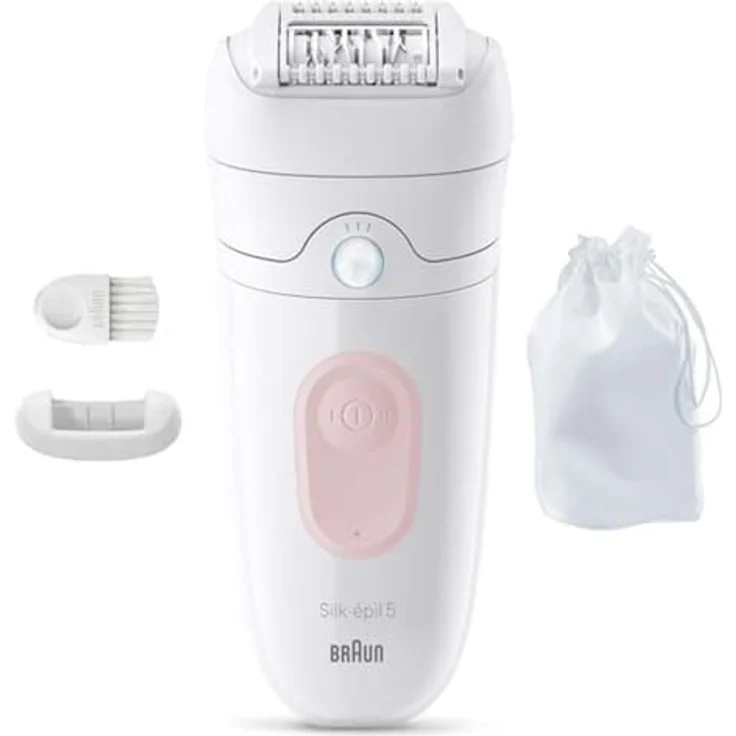 Braun Silk-épil 5 SE5-011, kabelloser Epilierer mit MicroGrip-Technologie und Massagerollenaufsatz – Bild 2
