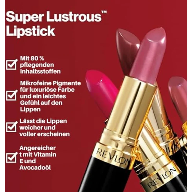 Revlon Super Lustrous Lippenstift 4,2g - Sky Line Pink – Bild 3