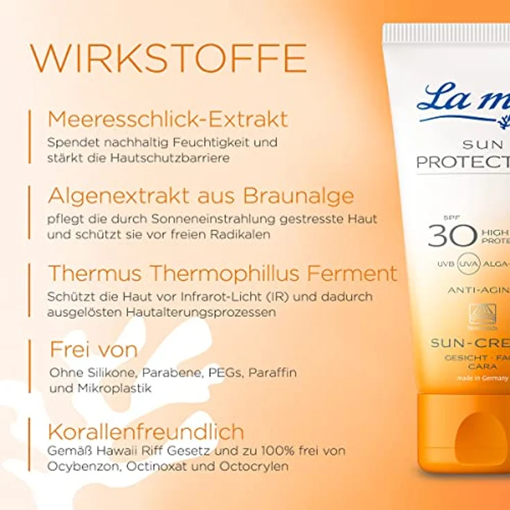 La mer Sun Protection Sun Cream LSF 30 - Sonnenschutz für das Gesicht mit Anti Aging Effekt - Feuchtigkeitsspendende Sonnencreme - Für alle Hauttypen - 50 ml – Bild 2