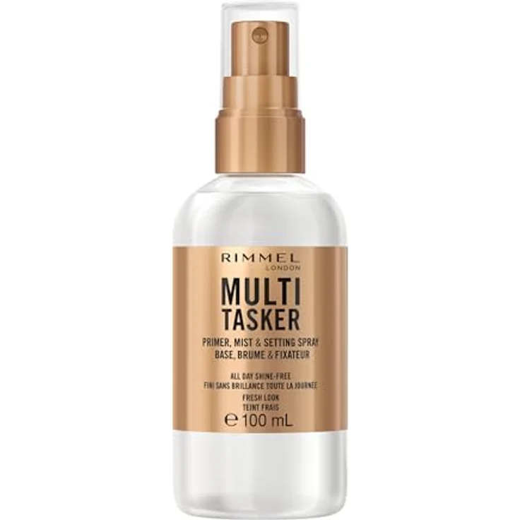 Rimmel London Multi Tasker Primer, 100 ml, fixierend und feuchtigkeitsspendend mit Gurken- und Kamillenextrakten – Bild 1