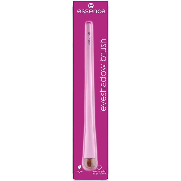 Essence eyeshadow brush 01 Throwing a little shade - Lidschattenpinsel mit Soft-Touch-Griff, recyceltem Material, abgerundetem Pinselkopf