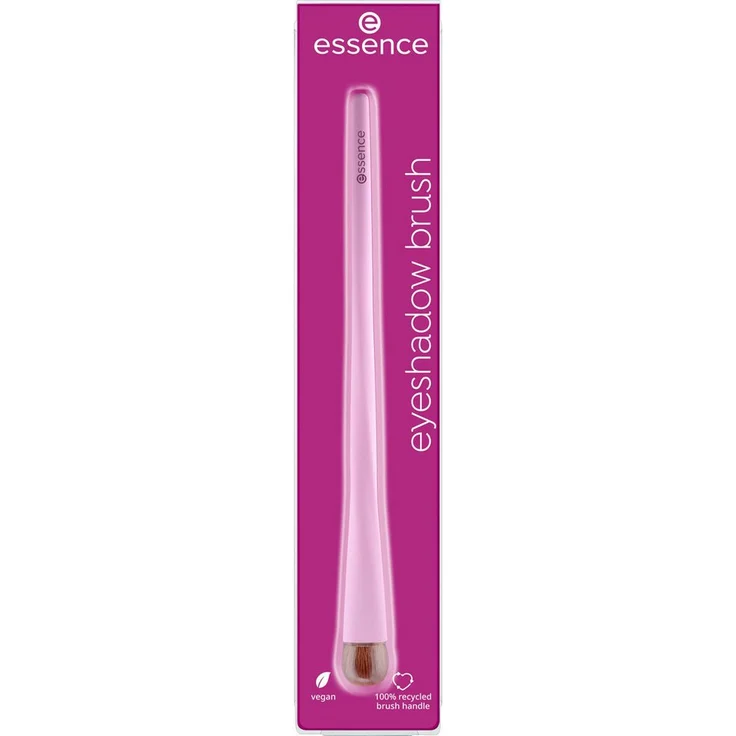 Essence eyeshadow brush 01 Throwing a little shade - Lidschattenpinsel mit Soft-Touch-Griff, recyceltem Material, abgerundetem Pinselkopf