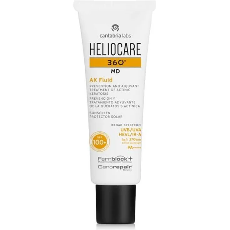 HELIOCARE Heliocare 360° AK Fluid SPF 100+, medizinisches Gel für Patienten mit Aktinischen Keratosen, 50 ml