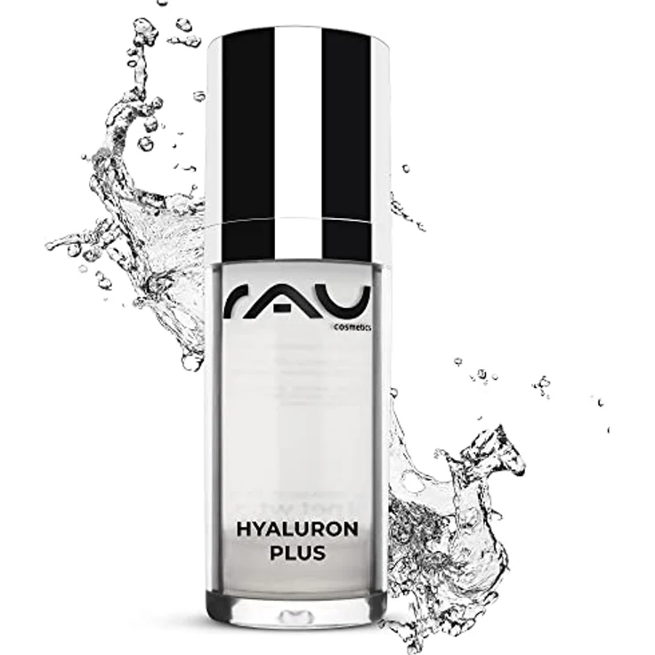RAU Cosmetics Hyaluronsäure Serum Hochdosiert - Anti-Aging für Männer und Frauen mit Soforteffekt - RAU Hyaluron Plus 30 ml, Feuchtigkeit spendend und hautstraffend – Bild 1