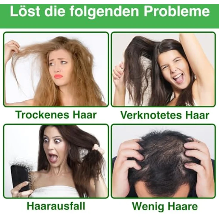 P-Beauty Rosmarin Conditioner 2x300ml, sanfte Spülung für geschädigtes & trockenes Haar, fördert Haarwachstum, enthält Aloe Vera, Rosmarin Mint Aroma – Bild 4
