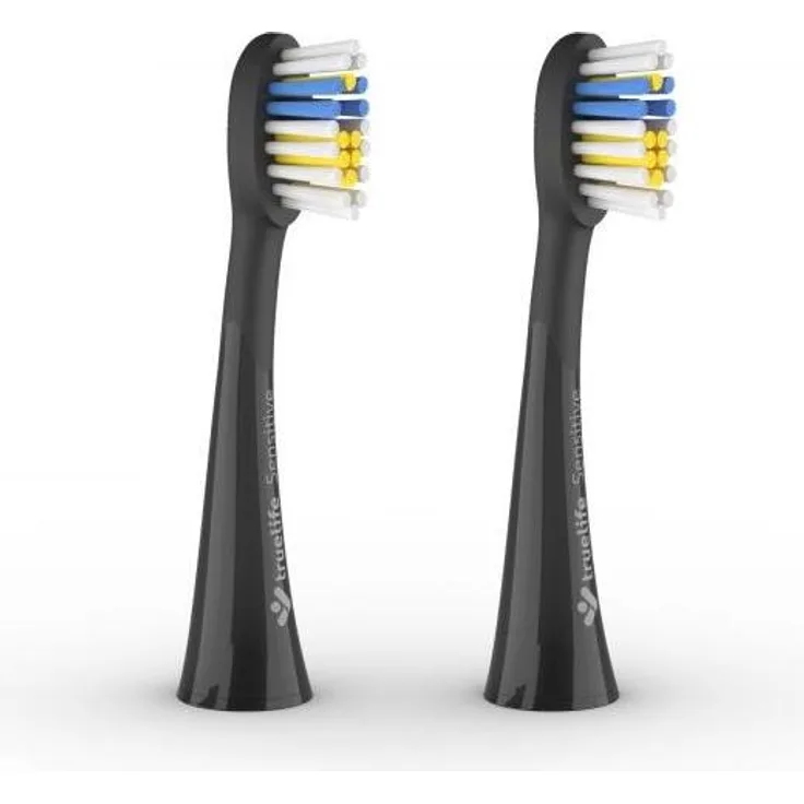 Truelife SonicBrush K-Serie, Zahnbürstenkopf Sensitive Plus, 2er Pack, schwarz
