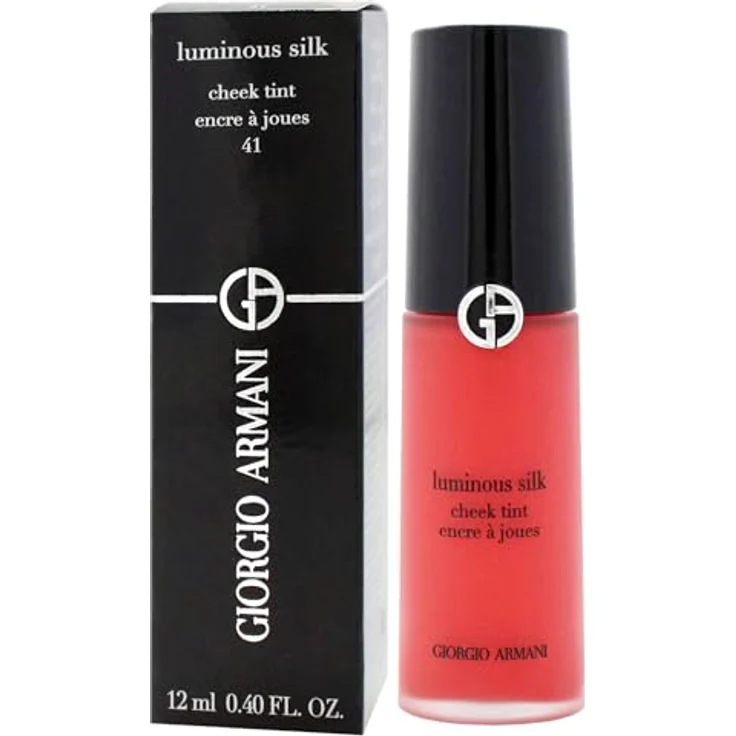GIORGIO ARMANI Luminous Silk Cheek Tint No.41 Flaming Red, Flüssiges Rouge 12 ml – Bild 4
