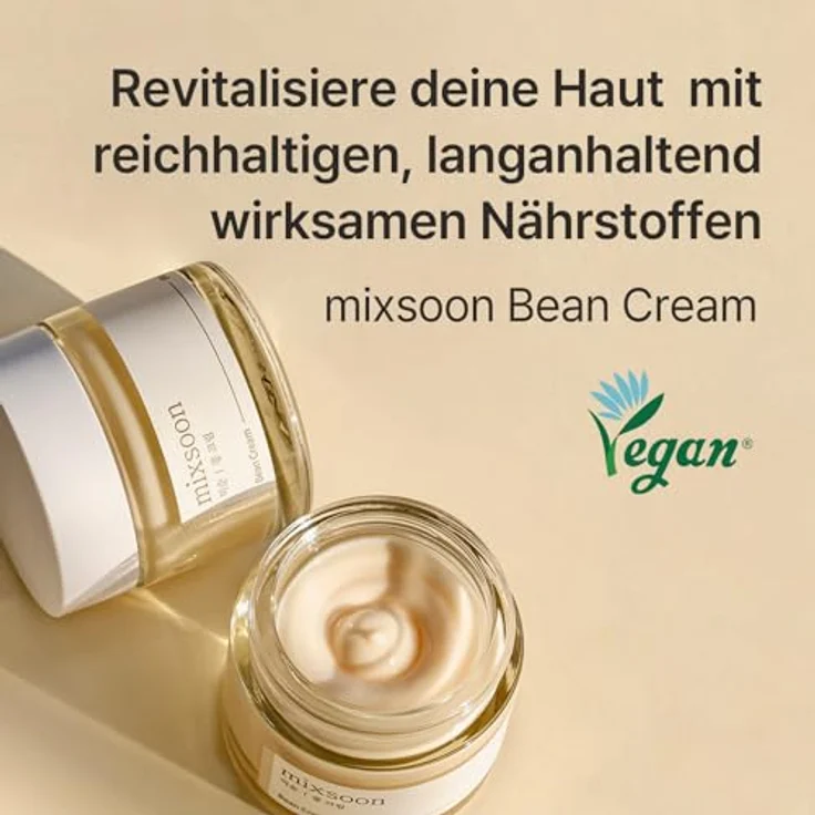 Mixsoon Sojabohnencreme / 50 ml | Feuchtigkeit, Porenstraffung und Talgregulierung | Cremige Textur – Bild 2