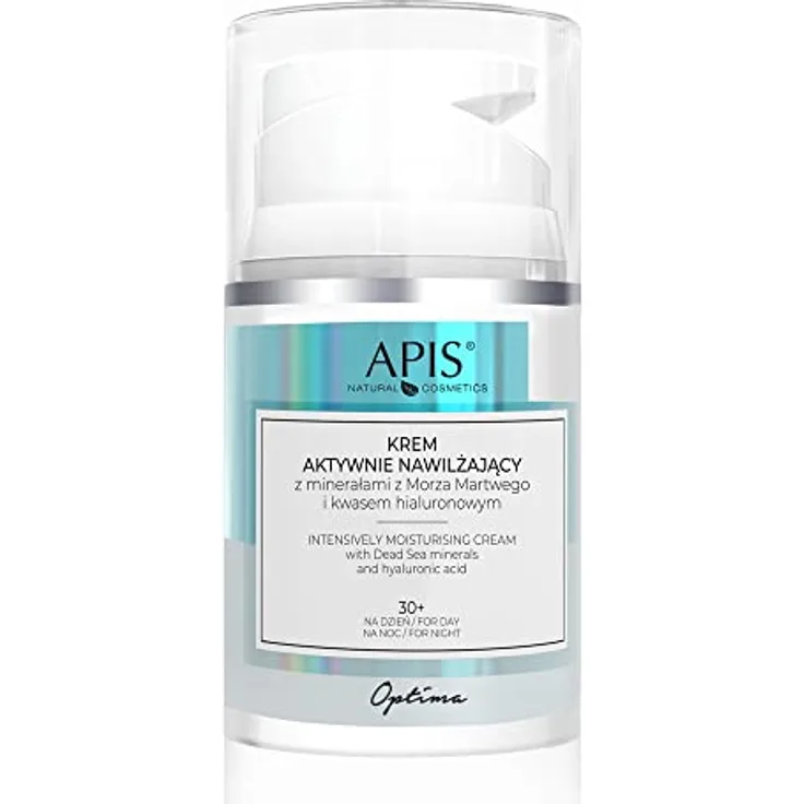 Apis Natural Cosmetics Optima, tiefenwirksame Gesichtscreme mit Mineralien aus dem Toten Meer, 50 ml, Feuchtigkeitsspendend und revitalisierend für Damen, 30+