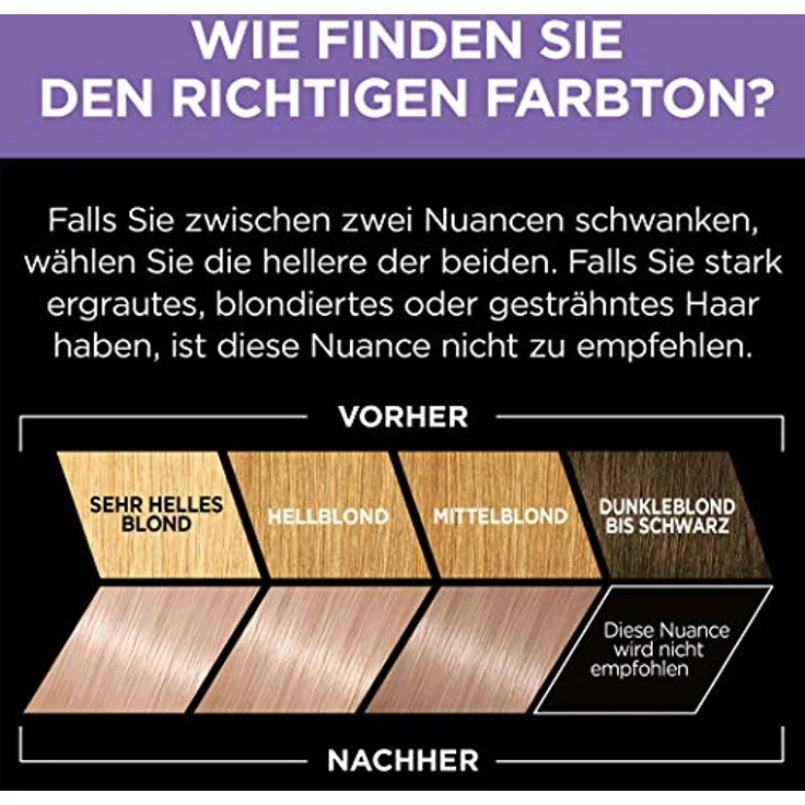 L´Oréal Paris Preference L´Oréal Paris Preference Préférence Cool Blondes Haarfarbe 1.0 pieces Sehr helles beige Aschblond 9.12 – Bild 5