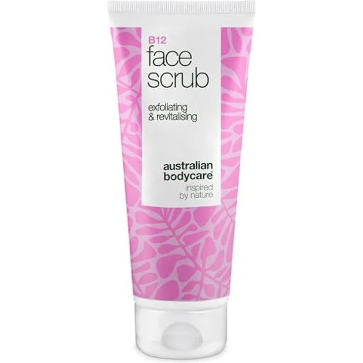 Australian Bodycare Gesichtspeeling für trockene und fahle Haut, mit Vitamin B12, Glykolsäure und Aprikosenkernpulver, revitalisierend und exfolierend – Bild 1