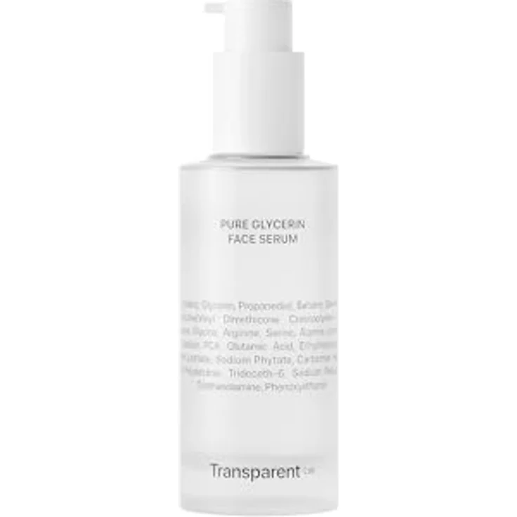 Transparent Lab Pure Glycerin Face Serum, 50 ml, feuchtigkeitsspendendes Gesichtsserum mit 15% Glycerin für trockene Haut – Bild 1