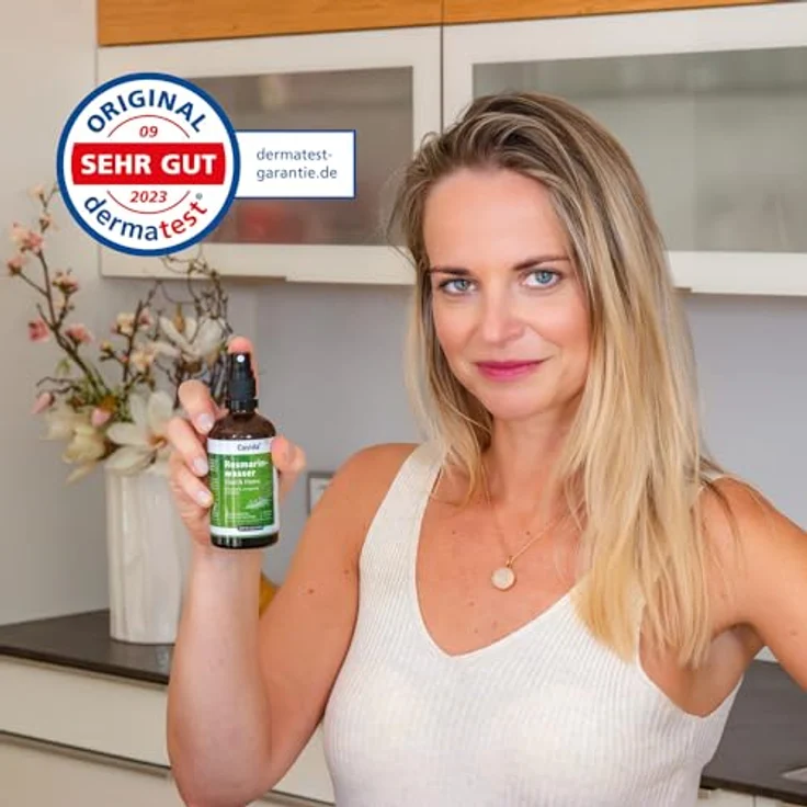 Casida® Rosmarinwasser Haut & Haare - Vitalisierendes Rosmarinwasser zur Pflege von Haut & Haaren - Qualität aus der Apotheke 100 ml – Bild 3