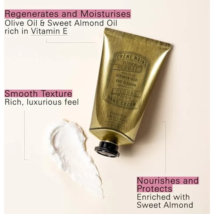 Panier Des Sens Creme Rose Geranium Hand Cream 75 ml – Bild 4