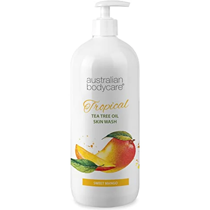 Australian Bodycare Skin Wash Professional 1000 ml | Teebaumöl + Mango Duschgel für den Körper | Macht die Haut weich | Ideal bei unreiner Haut, Pickeln oder vor der Haarentfernung mit Wachs/Rasur – Bild 1