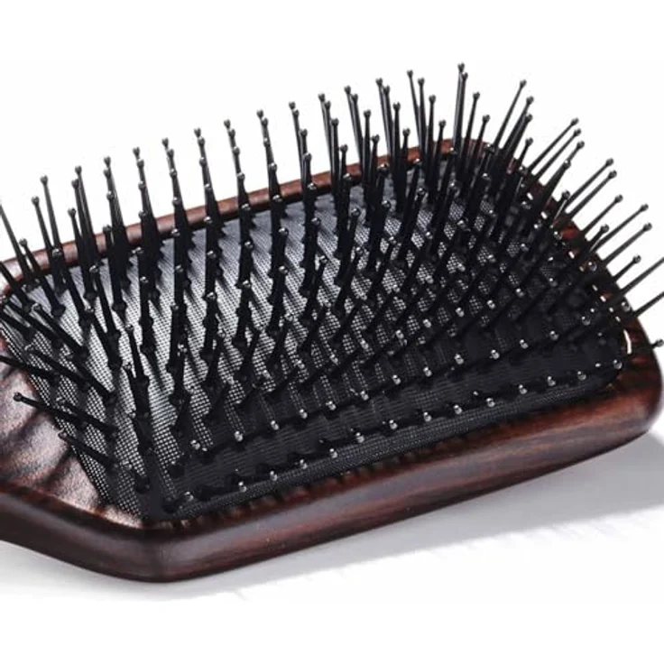 Genuine Haircare PADDLE BRUSH – Pflegende Styling- und Föhn-Bürste mit Kunststoff-Pins, schonend zur Kopfhaut, hitzebeständig, handmade in Germany – Bild 2