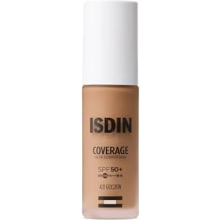 ISDIN Coverage 4, Foundation mit sehr hohem Schutz, Gold, LSF 50+, 30 g – Bild 1