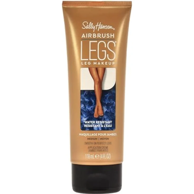 Sally Hansen Füßecreme (Airbrush Legs Smooth), Medium - Fußpflege für Damen, 118 ml – Bild 1