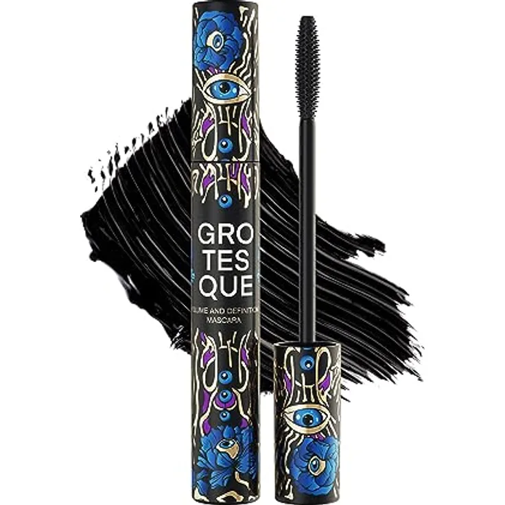 VIVIENNE SABO Gigantic Volume Mascara - Grotesque - Wasserresistente Mascara für langanhaltende, getrennte Wimpern & intensives Volumen - Dünne Präzisionsbürste - 9 ml, tiefschwarze Farbe