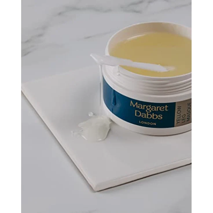 Margaret Dabbs Yellow Leg Masque Deeply Nourishes and Regenerates for Dry, Dull Looking Skin 175ml - Luxurious Oil Rich Formula with Argan, Almond, and Abyssinian Oil for Gorgeous, Glowing Legs – Bild 3